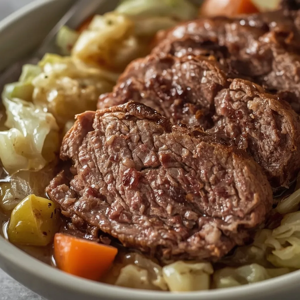 Crockpot Corned Beef and Cabbage