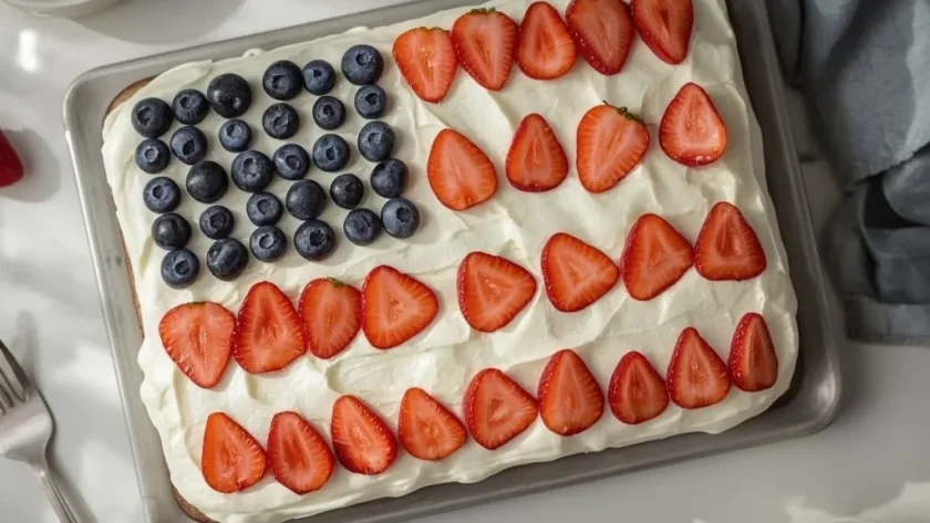 Pioneer Woman American Flag Cake