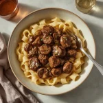 Pioneer Woman Beef Tips and Noodles