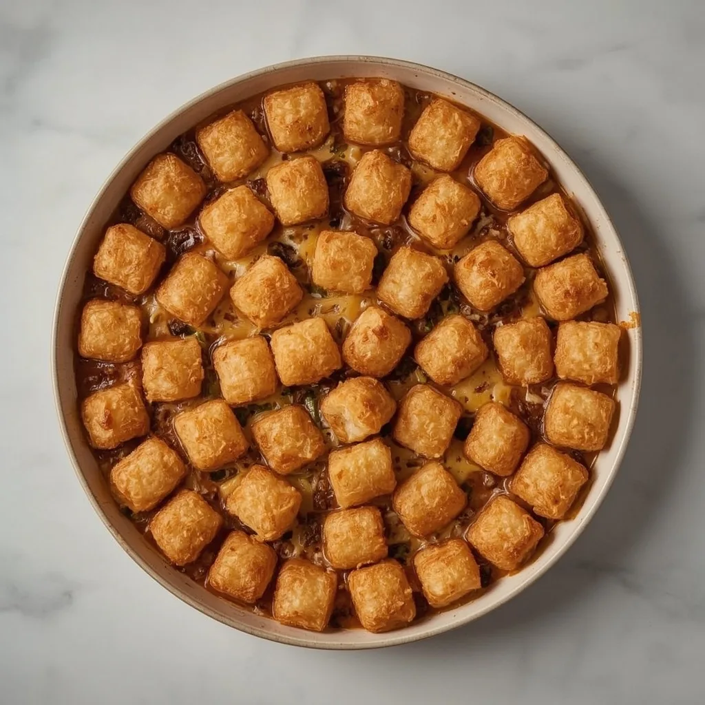 Pioneer Woman Big Mac Tater Tot Casserole