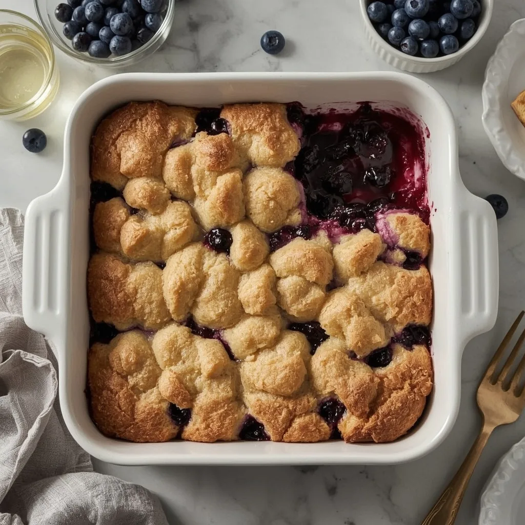 Pioneer Woman Blueberry Dump Cake (Small Batch)
