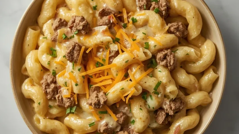Pioneer Woman Hamburger Egg Noodle Casserole