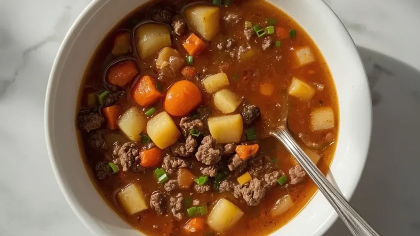 Pioneer Woman Hamburger Soup
