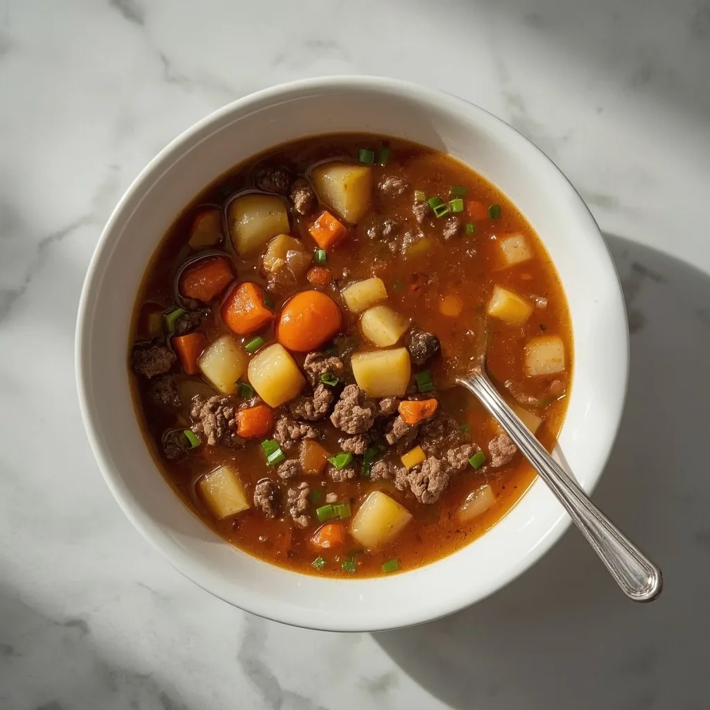 Pioneer Woman Hamburger Soup Recipe