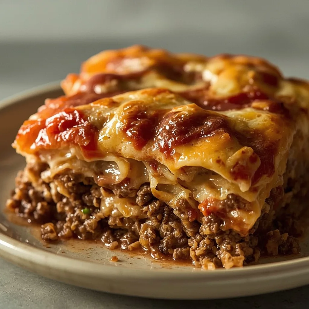 Pioneer Woman-Inspired Layered Cabbage and Ground Beef Casserole