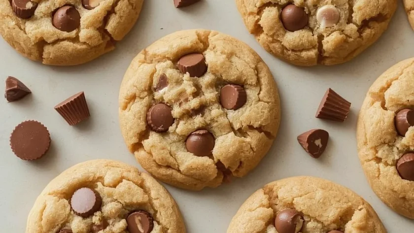 Pioneer Woman Peanut Butter Cookies with Peanut Butter Cups