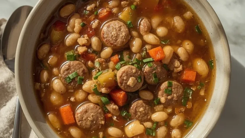 Pioneer Woman Sausage and Bean Soup