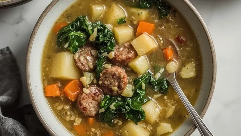 Pioneer Woman Sausage Kale Soup