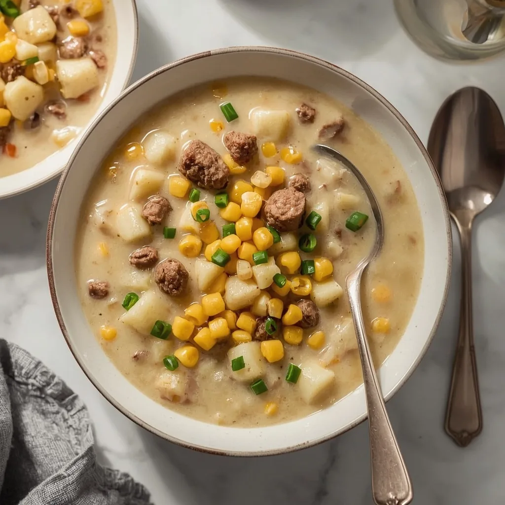 Pioneer Woman Sausage Potato Corn Chowder