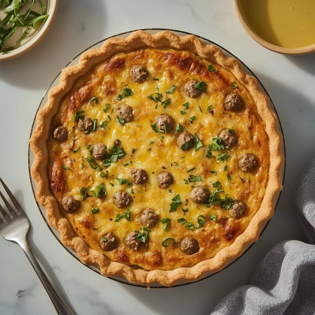 Pioneer Woman Sausage Quiche