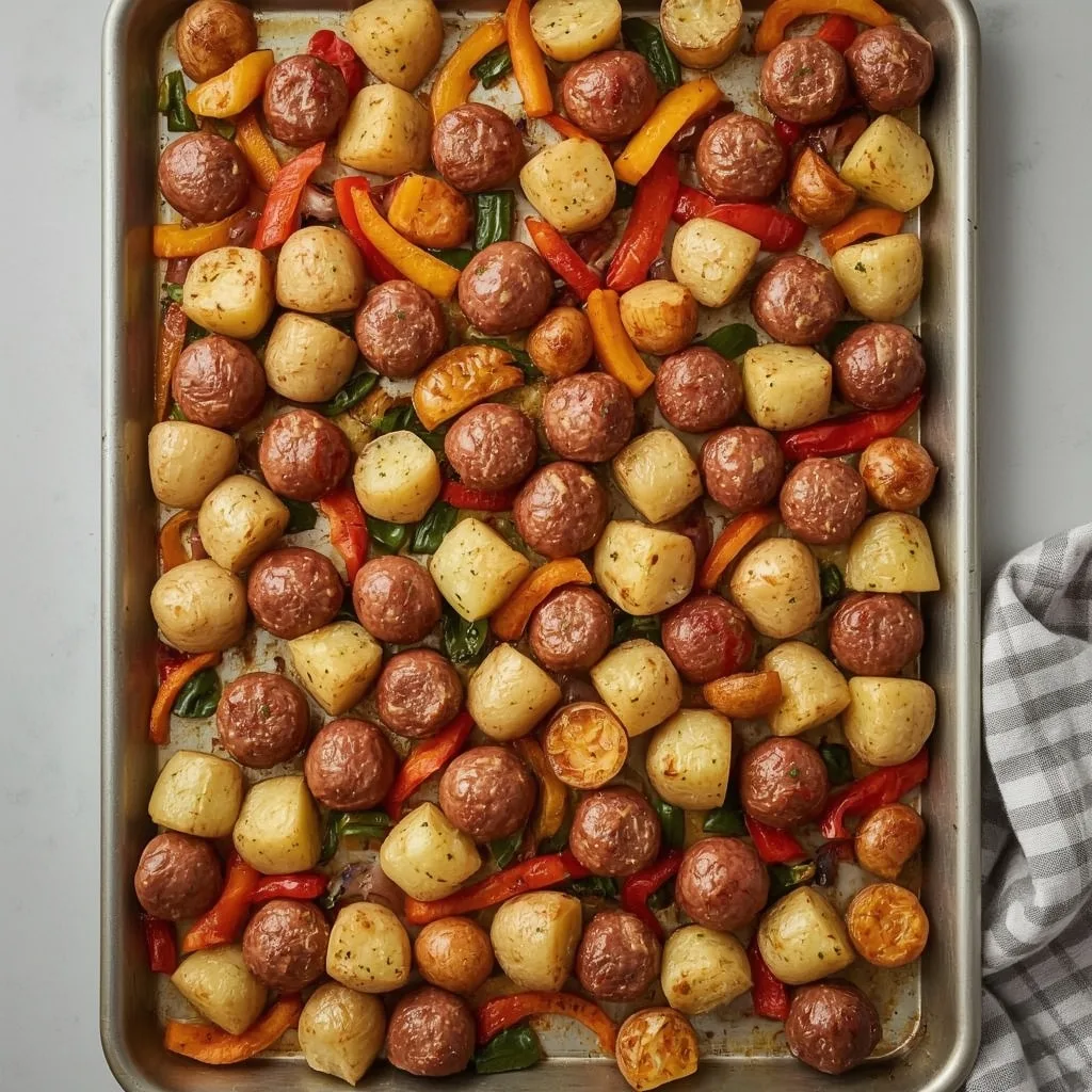 Pioneer Woman Sheet Pan Sausage and Potatoes