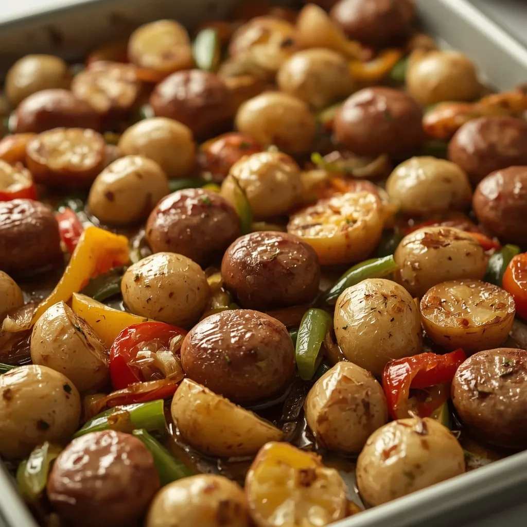 Pioneer Woman Sheet Pan Sausage and Potatoes
