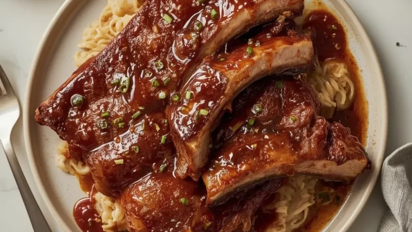 Pioneer Woman Inspired Slow Cooker Baby Back Ribs