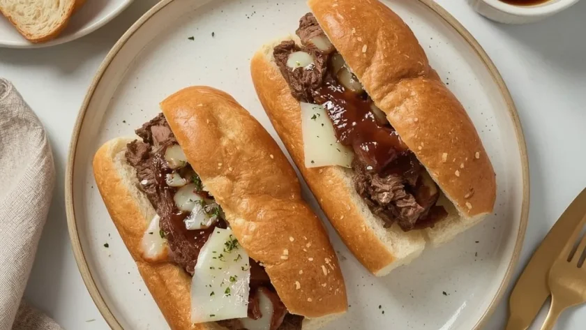 Pioneer Woman Slow Cooker French Dip Sandwiches