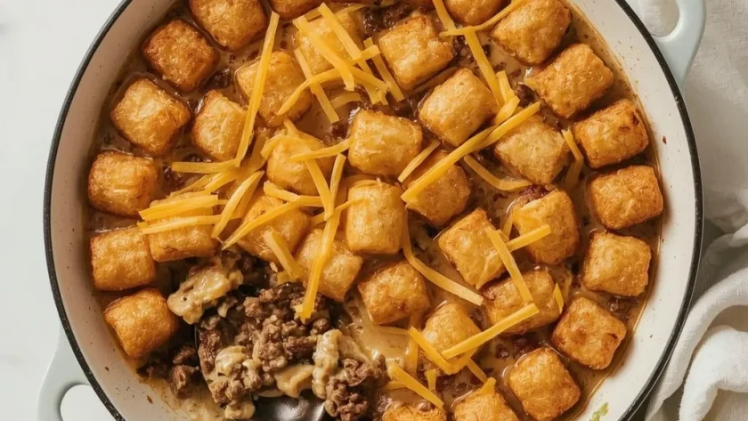 Pioneer Woman Tater Tot Casserole with Ground Beef